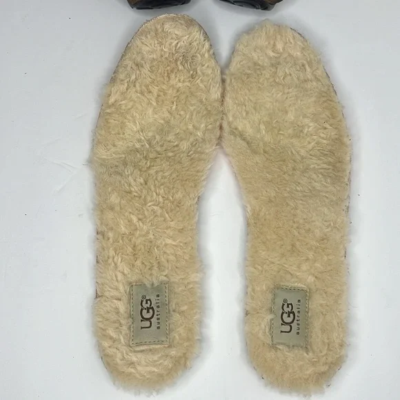 Authentic UGG Australia Chester Slip On Loafers Slippers Men's Size 10 EEE Brown - Picture 8 of 10